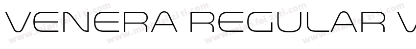 Venera Regular Vener字体转换